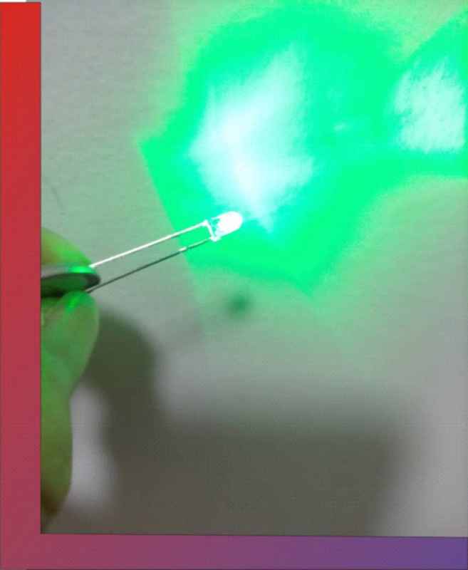 10 x LED 3mm GRÜN green blink flash